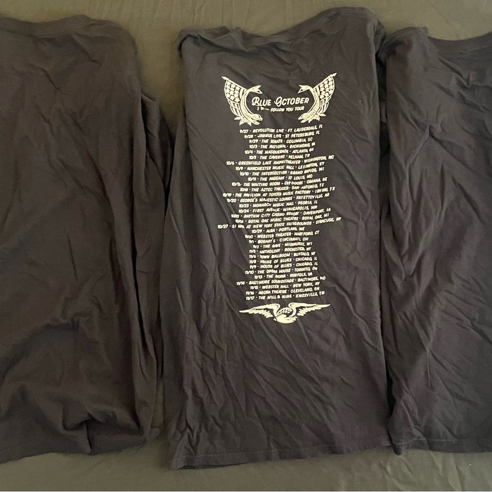 Lot of 19 Blue October t-shirts all Large - Picture 8 of 14
